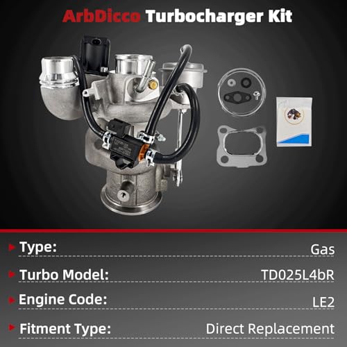 ArbDicco 667-206 Turbo Turbocharger Fits for Chevy Cruze 1.4L 2016-19 by ArbDicco - Used condition - Image 2