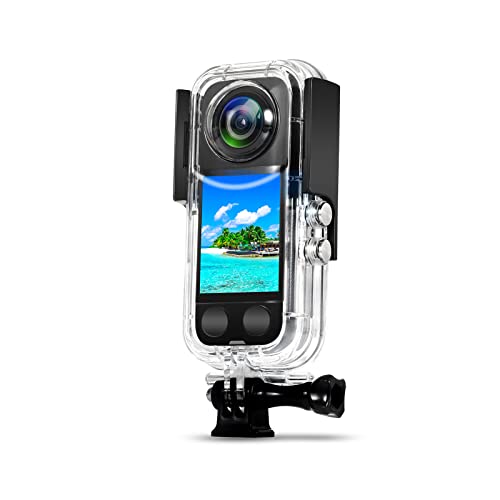 Wasserdichtes Gehäuse für Insta360 ONE X3, Unterwasser-Tauchschutzhülle, 40 m, mit Halterungszubehör Cover