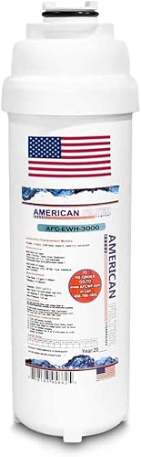 Miniatura 9 de Marca AFC, filtro de agua, modelo # AFC-EWH-3000, compatible con filtros de fuente de agua Halsey-Taylor(R) 55897C 55898C, 3 filtros