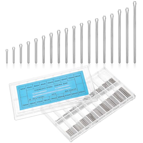 Bewudy 360Pcs Watch Band Link Cotter Pin Assortment