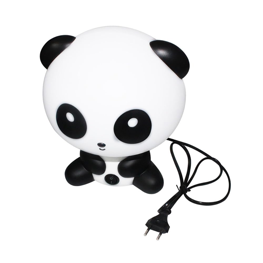 Genérico LAMPARA MESA INFANTIL OSO PANDA LUZ NOCHE CON BOMBILLA E14 FLEXOSLED