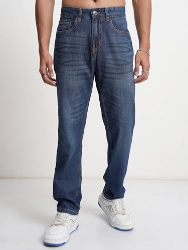 Image of Highlander Men's Straight Fit Jeans | Stretchable | Everyday Comfort & Style| Jeans for Man