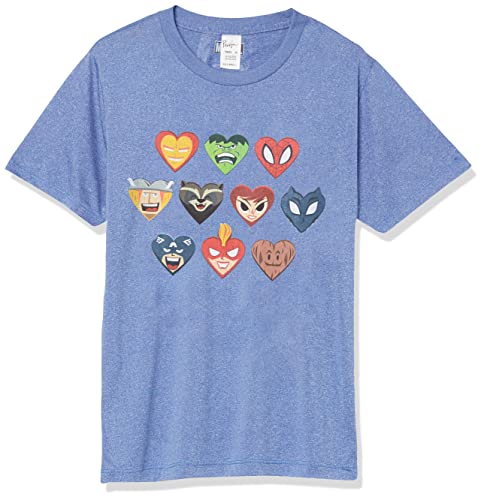 T-shirt Marvel vêtement garçon manches courtes motif graphique coeurs de héros