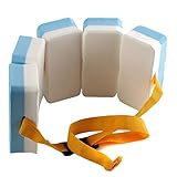 Color: azul + blanco KINGDUO Anillo de natación para niños Flotador de natación Cinturón Entrenamiento de natación Ajustable para niños