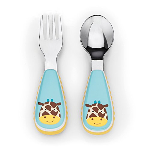 Skip hop Zoo Utensils - Giraffe (Multicolor)