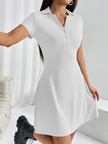 Image of TOPLOT Women's Western Dresses | Knee Length Dress | Stylish Design Fit | One Piece Bodycone | Trendy Look Styling | Easy Movement | Perfect for Casual, Outings (5237)
