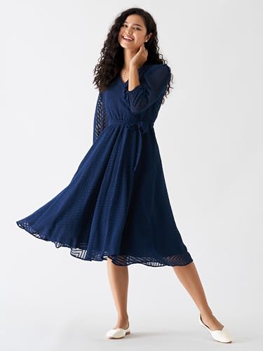 Image of AASK Women Fancy Plain & Solid Designer Dress for Women