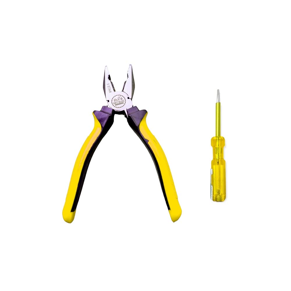 Sky Blue Combination Hand Tool's Multipurpose Professional Home & Office Used Tool's Kit (2 Piece) SBE686