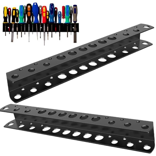STFALI 2 stück Werkzeughalter, Werkzeug Organizer Wand, Werkzeughalter Lochwand Mit Drei Lochdurchmessern, Für Zuhause, Reparaturwerkstatt, Werkstatt