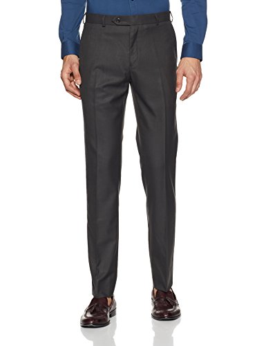Image of Raymond Men's Slim Fit Mid Rise Trouser