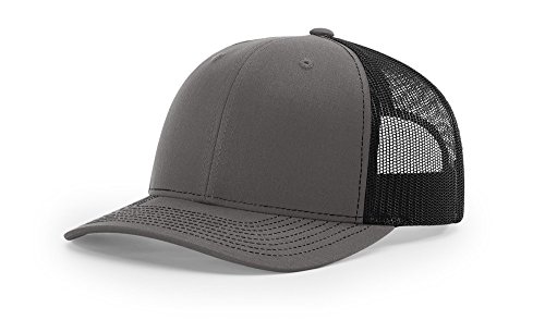 Image of Richardson 112P Patterned Snapback Trucker Hat - Custom Leather Patch Hat | No Minimals | Volume Tiered Pricing