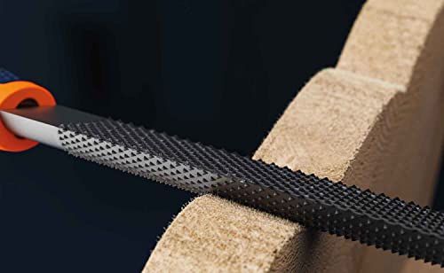 PRESCH Holzraspel Set 3tlg. - Hochwertiges Holzfeilen Set inkl. Flachstumpfraspel, Halbrund- und Rundraspel - Profi Hieb 2 Feilenset mit 200mm für Holz