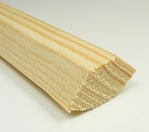 Preisvergleich Produktbild Amco Holzleiste Viertelstab Fichte 15x15x1000 mm Massivholz unbehandelt