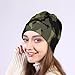 Comfy Soft Unisex Knitted Slouchy Beanie Hats for School Hiking Camping Dancing Work DarkGreen Camouflage Camo Beanie for Men Women Warm Fashion Cap