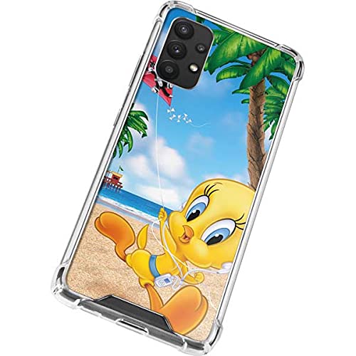 Skinit Clear Phone Case Compatible with Galaxy A32 5G - Officially Licensed Looney Tunes Tweety Bird iPod Design