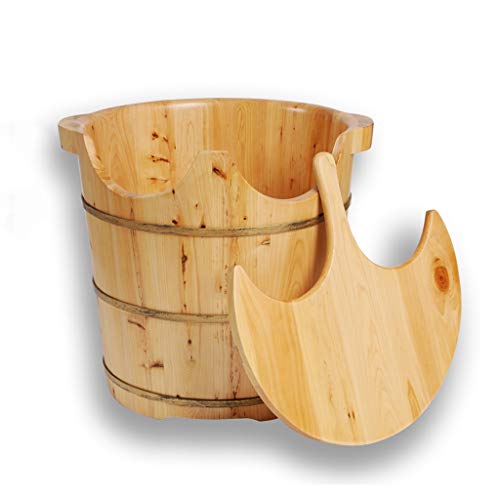 Barril de baño de pies de madera tipo W miniatura 3