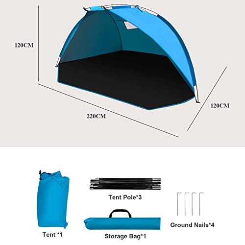 Carpa deportiva para playa 2 personas con ventilación automática miniatura 7