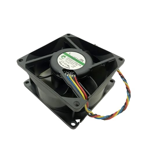 Ventilateur de refroidissement carré 80mm 12V pour boîtier et serveur