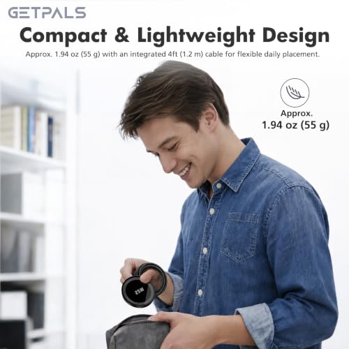 Image of 25W Magnetic Portable Fast Wireless Charging Pad for Apple iPhone Series