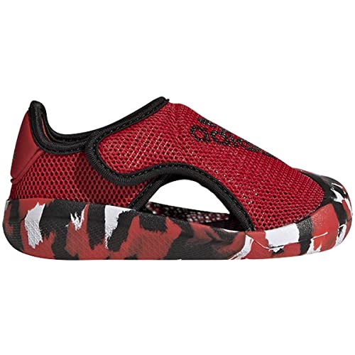 adidas Altaventure 2.0 Sandal, Vivid Red/Black/White, 1 US Unisex Little Kid