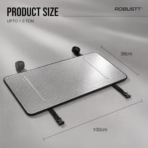 Image of Robustt AC Outdoor Unit Protector Cover (Upto 1.5 Ton) | Waterproof and Heat Resistant | Aluminium Insulation | 100x38 cm | Protection from Sun, Rain, and Dust | Durable Outdoor AC Cover