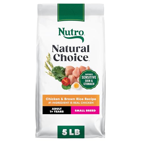 Nutro Natural Choice Chicken & Brown Rice Small Breed Dog Food Dry Recipe, 5 lb. Bag