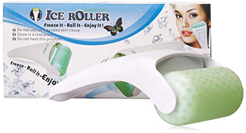 Ice Roller for Face & Eye by Charmlily - Prevent Wrinkles, Puffiness, Migraine, Redness and Pain Relief - Relaxing Anti Aging Massage, Facial Massager Treatment (Ice Roller)