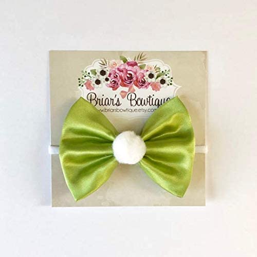 Tinkerbell Bow Baby Headband or Hair Clip3