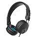 JLab Studio On-Ear Headphones | Wired Headphones | Tangle Free Cord | Ultra-Plush Faux Leather with Cloud Foam Cushions | 40mm Neodymium Drivers with C3 Sound | Black