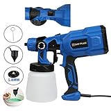 [page_title]-Farbsprühsystem Sprühpistole 800ML für Wandfarben, Lacke, Lasuren, Holz- & Korrosionsschutz im Innen- & Außenbereich,550 Watt Elektrische Farbspritzpistole