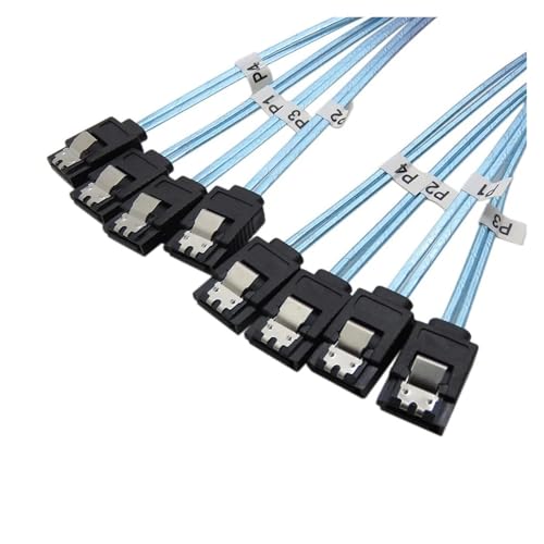 Cable S-AS SATA Alta Velocidad 6Gbps 4 Puertos 0.5 m miniatura 3