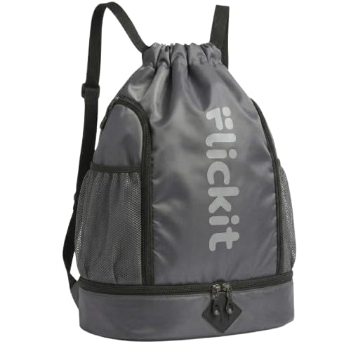 Image of FLICKIT Sports Drawstring Bag & Pro Bag Backpack for Men & Women