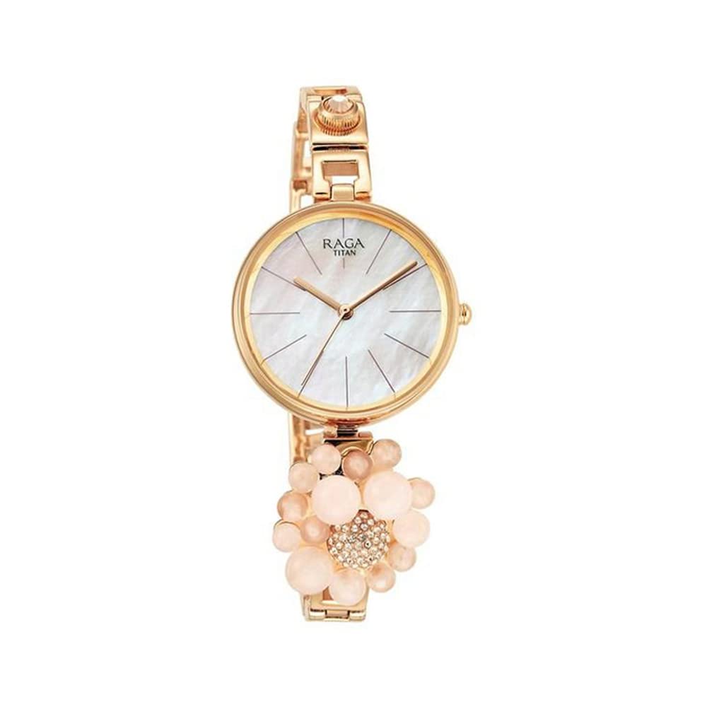 Titan Women Brass Analog Rose Gold Dial Watch-95203Wm01, Band Color-Rose Gold (B0BF5D3YYK) Amazon Price History, Amazon Price Tracker