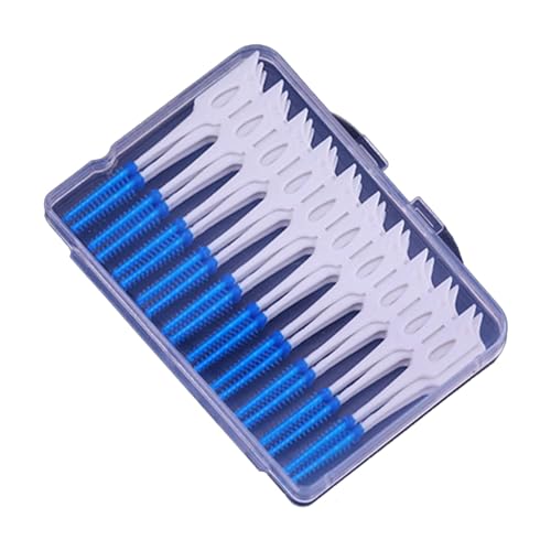 Dtharen 歯間のブレースブラシ、口腔クリーニングフロス, デンタルフロスヘッド歯間つまようじフロッサー口腔洗浄ブラシ, 女性、男性用の衛生フロッサー歯のクリーニングツール