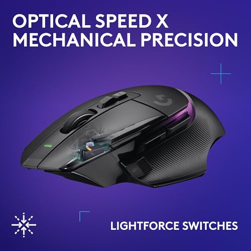 Image of Logitech G502 X Plus Lightspeed Wireless Gaming Mouse + G515 TKL Wireless Gaming Keyboard (Tactile) Bundle: Black