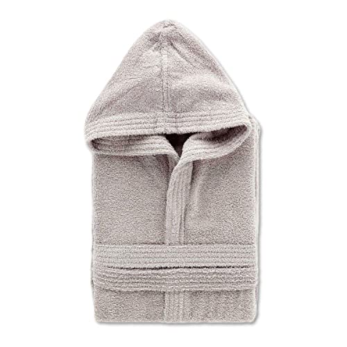 Leonardo Home - accappatoio uomo/donna 100% cotone - accappatoio con Cappuccio in morbida spugna 100% cotone.