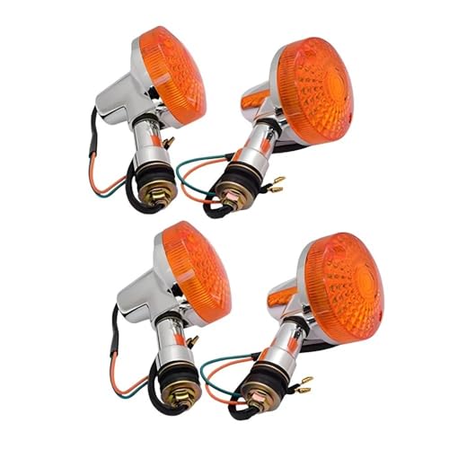 Clignotants LED Moto Universels Feux Ambrés Haute Luminosité Suzuki GN125 4 Pièces