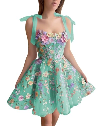 homecoming dresses between $60 and $100 Mauuwy Aquamarine for Teens Sparkly Spaghetti Straps Mini dress