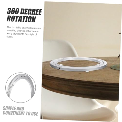 Support pivotant pour table à manger ronde avec base rotative aluminium - 4
