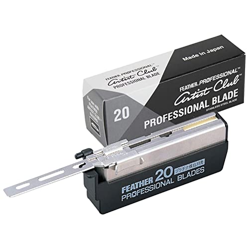 Feather Artist Club Pro Razor Blades 100 Count #TOP6