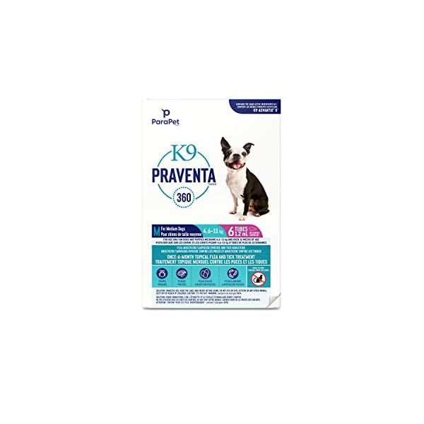Parapet K9 Praventa 360 for Medium Dogs, 6 Tubes Parapet K9 Praventa 360 for Medium Dogs, 6 Tubes
