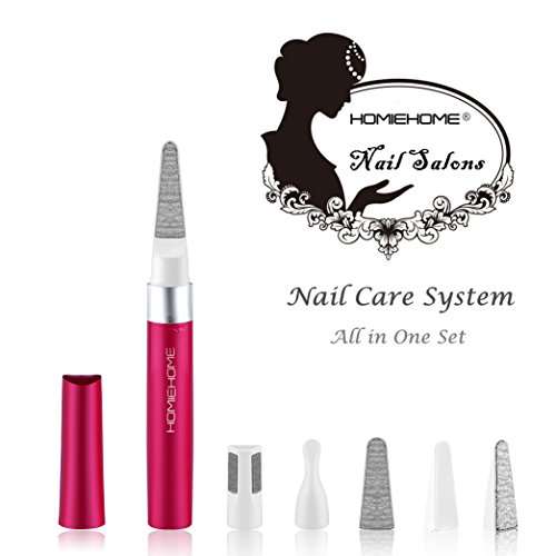 HOMIEHOME Electric Nail File Care System-Professional Powerful Manicure/Pedicure Tool for Hands Salon SPA At Home