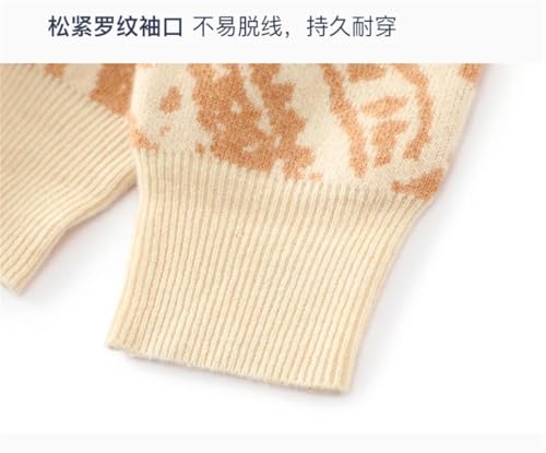 Men Christmas Red Long Sleeve Wool Sweater for Knitted Jumper Thickened Cold Cold-Proof Sweaters Winter Pullover2