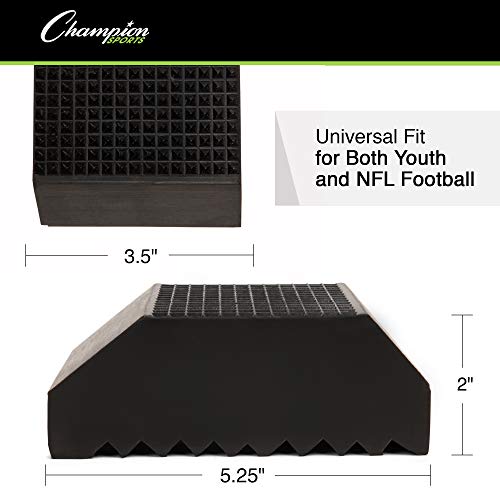 image for Champion Sports Extra-Point Kicking Tee for Kickoff Practice, 2” Bla