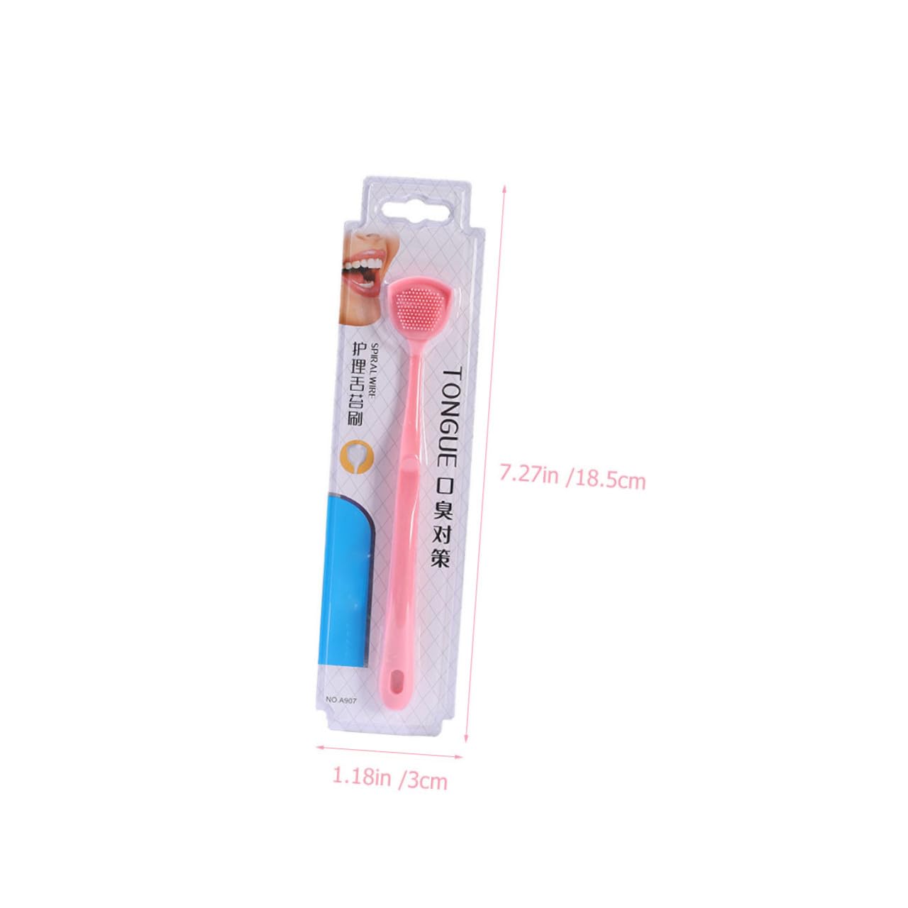 FRCOLOR 15 Pz pulisci-lingua raschietto per lingua in silicone accessori per la pulizia tongue scraper raschietto lingua comodo strumento per la pulizia della lingua spazzola per la lingua