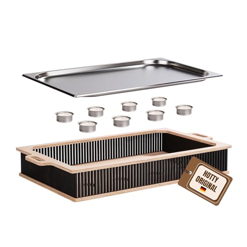INEXTERIOR Hotty Legacy – Warmhalteplatte fürs Grillen - Grillgut...
