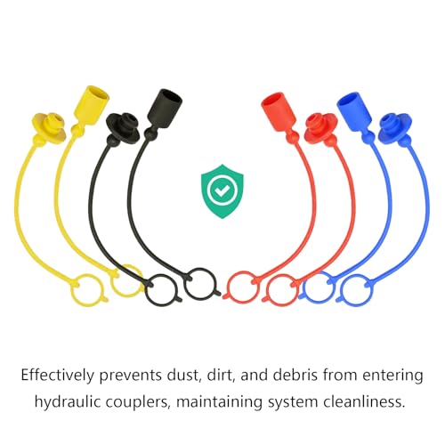 Image of 1 /4 inch Hydraulic Caps & Plugs Compatible With ISO7241-B (ISO-B) and ISO 5675 Hydraulic Quick Disconnects Coupler