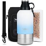 KOALA PAL 64oz Dog Water Bottle w/Bottle Sleeve and Strap - Dog Bowls for Large Dogs, Dog Travel Wat