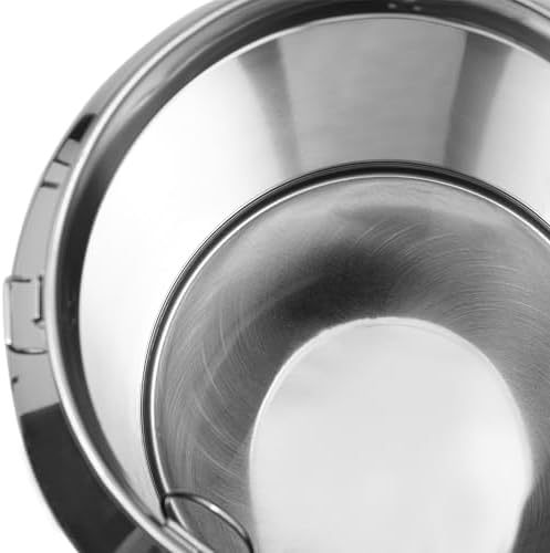 Airtight 76L Stainless Steel Milk Can - 20.1Gal Storage Bucket with Lid, Ideal for Wine, Oil, and Food Storage - Kitchen & Restaurant Use, 15.8" W x 25.2" H