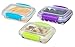 Sistema KLIP IT Accents Collection Food Storage Containers, 6.7 oz./0.2 L, Color Received May Vary, 3 Count